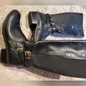 Tommy Hilfiger Black Riding Boots